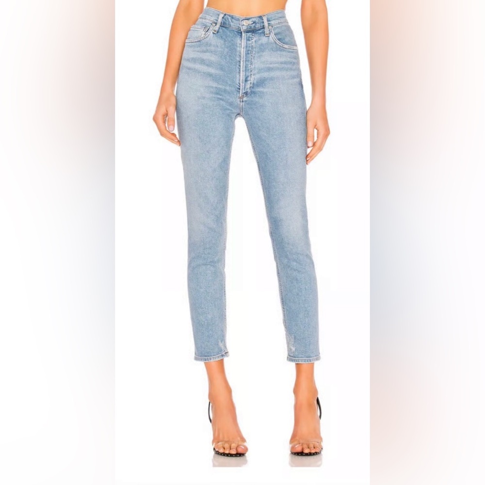 AGOLDE Nico High Rise Slim Fit in Embark Wash / Size 26